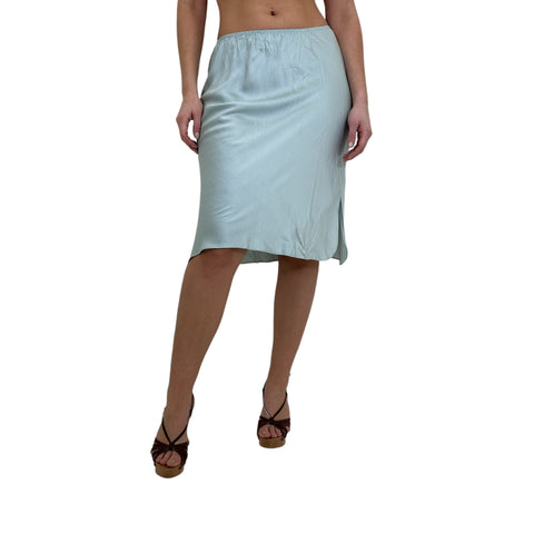 Y2k Vintage White Multi-Colored Mini Skirt [M]