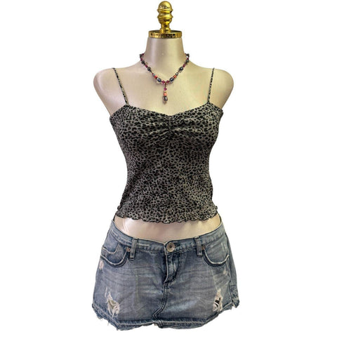 Y2K Vintage Red Layered Tank Brooklyn Training Department Top [S]