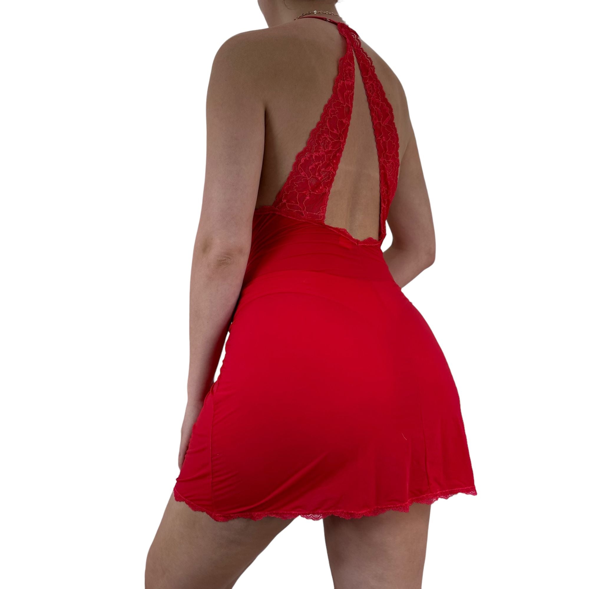 Y2k Vintage Victoria's Secret Red Slip Dress [L]