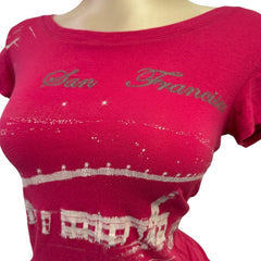 Y2k Vintage "San Francisco" Pink Tee [S]