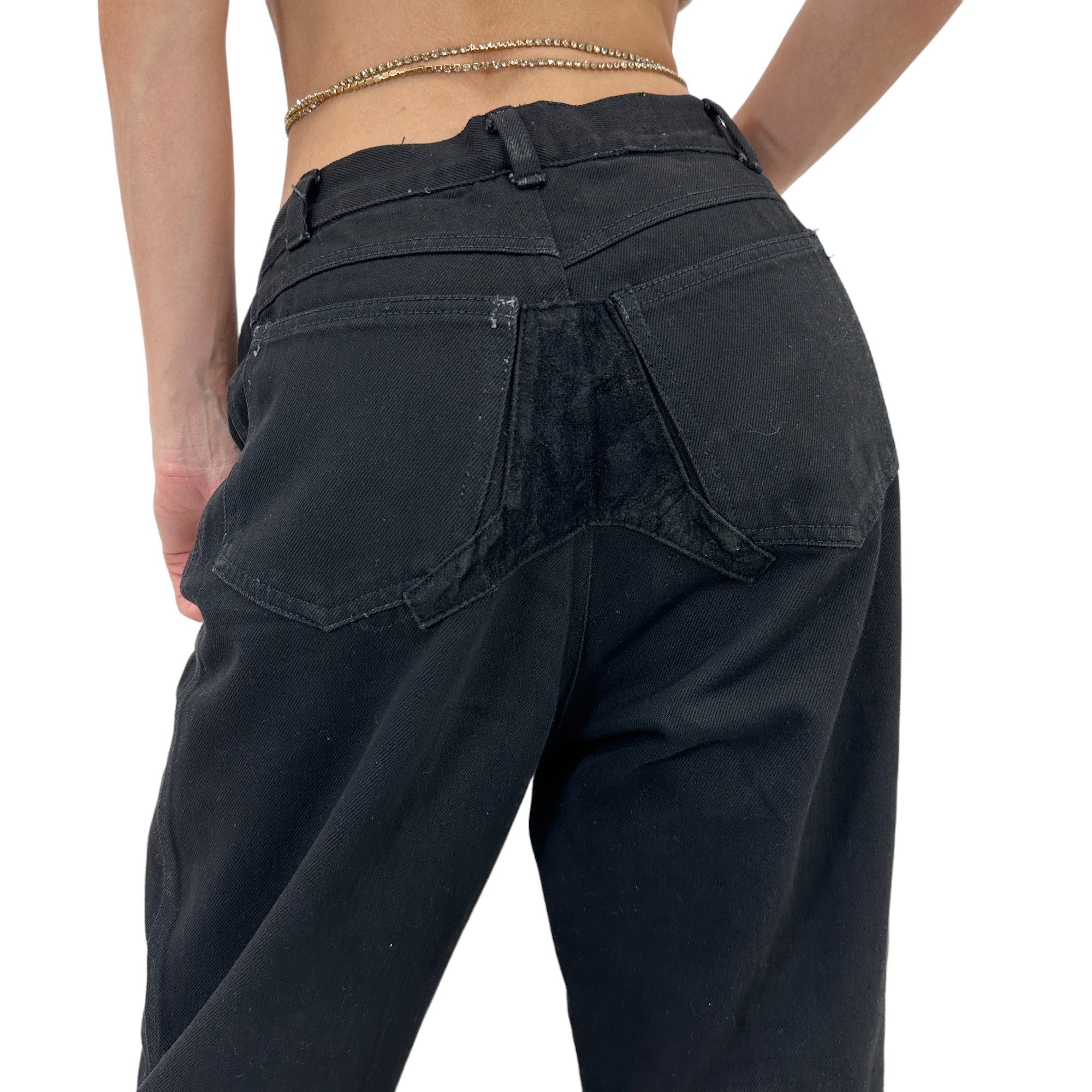 Y2k Vintage Black Cache Straight Jeans [S]