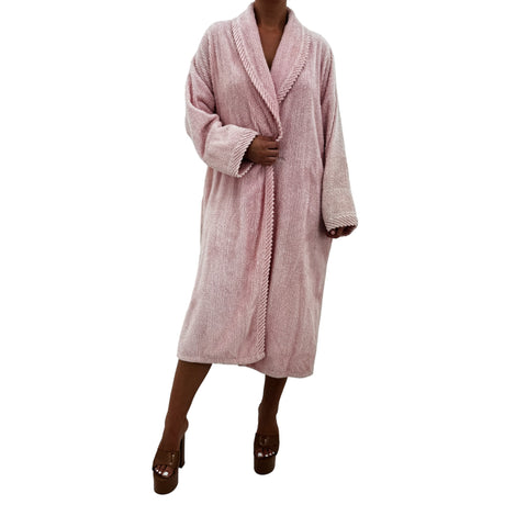 Y2k Vintage Pink + Grey Polka Dots V-Neck Mini Slip Dress [S, M]