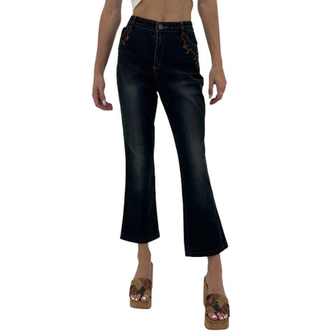 Y2k Vintage Black Bubblegum Wide Leg Pants [S] – The Diamond Hanger