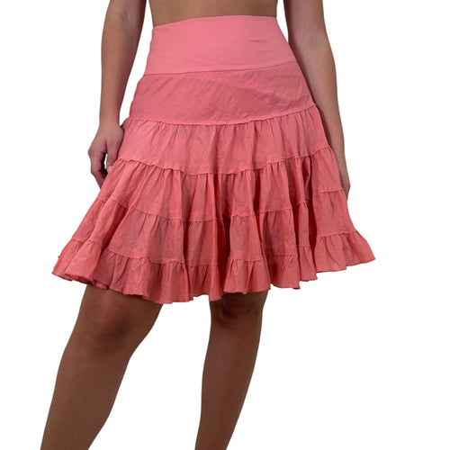 Y2k Vintage BEBE Pink Layered Skirt [XS, S]