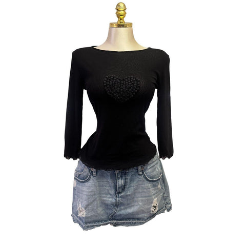 Y2k Vintage White Zipper Collared Halter Top [S]