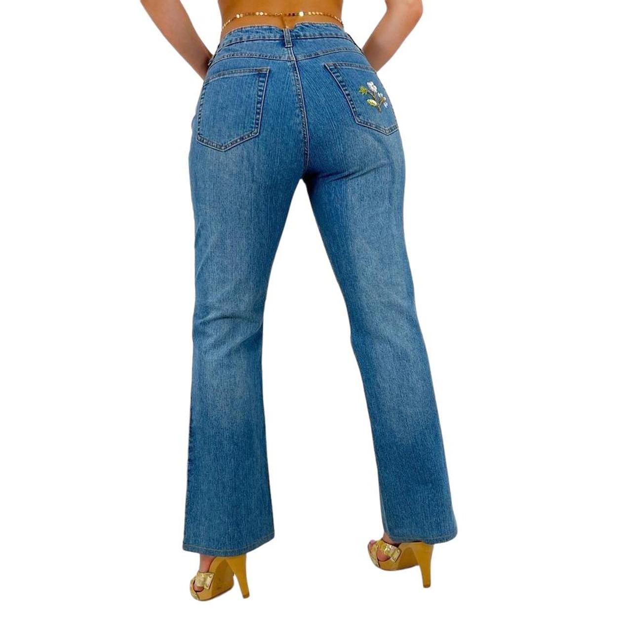 Pink Flared Jeans Baggy Y2K  Women jeans, Flare jeans, Vintage denim