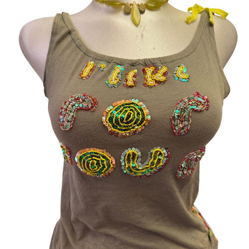 Y2K Vintage Brown Pop Soup Kor Kor Top [M]