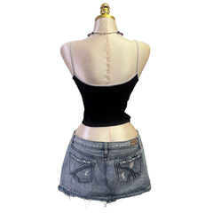 Y2K Vintage Black Dragon Tank Top [S]