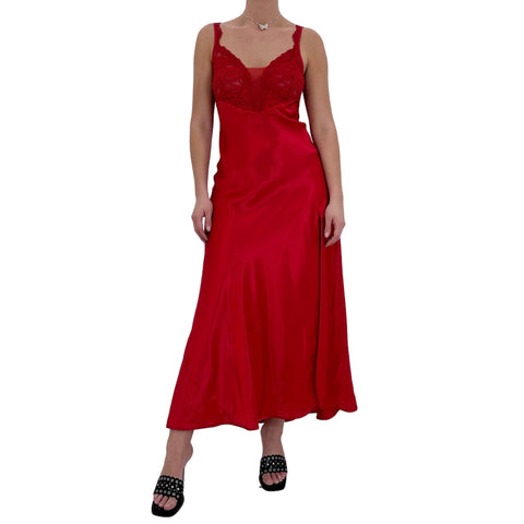*Yasmin* Dress- Red [Plus Size] [L-XXL]