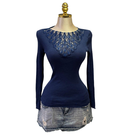 90s Vintage Yellow Tank "Naughty Girl" Top  [XS]