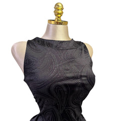 Y2K Vintage Black Glitter Tank Top [S]
